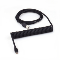 Câble de clavier mécanique USB C enroulé tressé en nylon durable