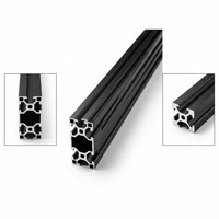 Profilé en aluminium noir 3060 V-Slot pour portique de routeur CNC axe X