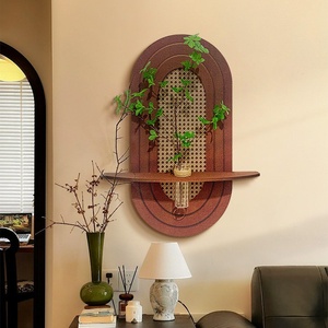 Jarrón Hidropónico de Pared de Estilo Antiguo Kayalo, Decoración Creativa para <span class=keywords><strong>el</strong></span> Hogar, Sala de Estar, Fondo de TV, <span class=keywords><strong>Pintura</strong></span> Tridimensional - Product Image 1