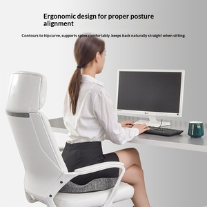 Office Memory Cotton Thickened <strong>Round</strong> Hole Solid Color Hemorrhoid Relief <strong>Cushion</strong> for Student Chair <strong>Stool</strong> and Cross-border Car Use - Product Image 3