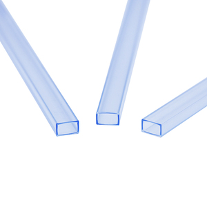 Hình chữ nhật <span class=keywords><strong>PVC</strong></span> Ống đùn Kích thước vuông nhựa hồ sơ hình chữ nhật và vuông ống nhựa - Product Image 2