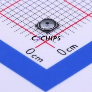 1TS016A-1700-0600-CT Tactile Switch SMD,2.6x3mm Switch Single Pole Single Throw Round Button 1.7N Vertical Mount - Product Image 1