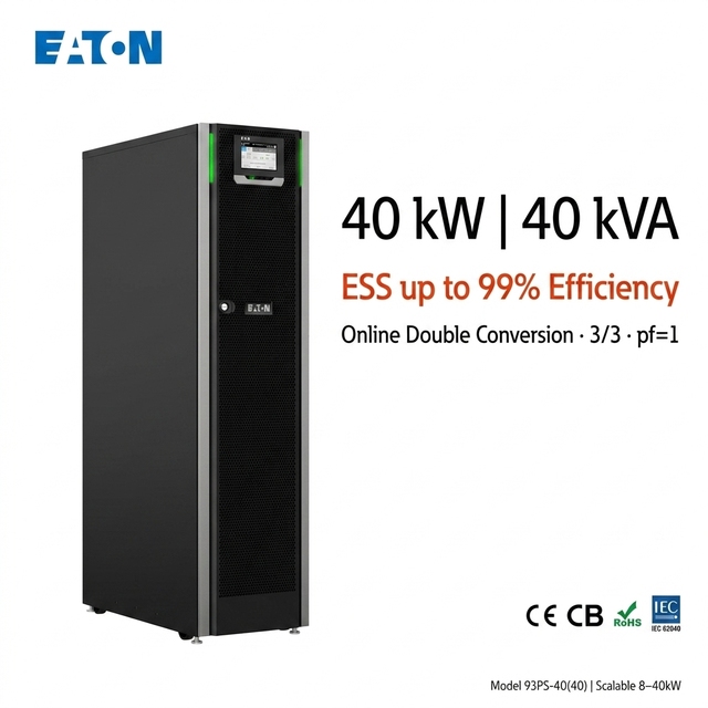 Eaton Module UPS 93PS Series Onduleur Eaton 93PS 40kva with Battery 3 Phase Online Ups