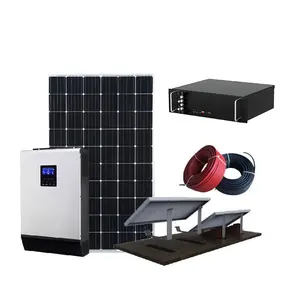 Gunakan sistem penyimpanan energi surya pada modul grid panel daya surya untuk sistem energi rumah