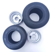 Pneus lisses sans chambre à air WANDA de haute qualité 13x6.50-6 13x5.00-6 en caoutchouc de 13 pouces pour tondeuse à gazon/karting/trottinette électrique