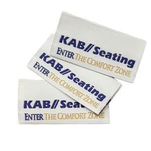 Etiquetas de Tela Tejida al por Mayor, Etiquetas de Talla Cosidas, Etiquetas Tejidas en Relieve, Etiquetas Personalizadas para el Cuello de la Prenda, para Marcas de Ropa - Product Image 3