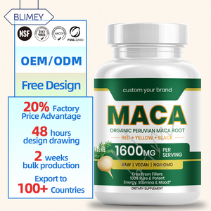 कारखाने उच्च गुणवत्ता वाले प्राकृतिक बूस्टर मजबूत आदमी ऊर्जा पूरक मैका रूट टैबलेट मैका कैप्सूल कैप्सूल - Product Image 1