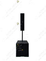 ACTPRO CS54+KA15A/KA18A Columna de Sonido, Subwoofer Individual de 15 Pulgadas y 18 Pulgadas, Conjunto de Altavoces Activos y Pasivos, Audio Profesional