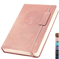 Bloc-notes promotionnel personnalisé de haute qualité A5 avec logo personnalisé, modèle BOYI 015, couverture en cuir PU rigide, reliure cousue