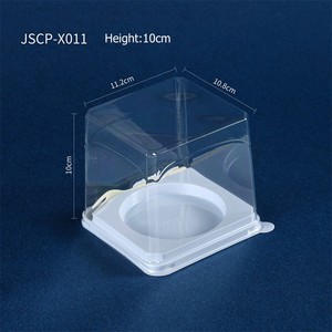 Tiramisu bao bì nhựa <span class=keywords><strong>container</strong></span> dùng một lần Pet vuông rõ ràng món tráng miệng bánh mousse bánh bao bì nhựa hộp - Product Image 4