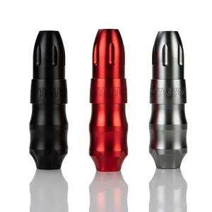 Máquina de tatuaje rotativa de 3.5mm con profundidad de aguja ajustable, motor silencioso y potente, tipo cartucho para delinear y sombrear. - Product Image 1
