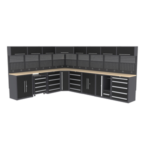 JZD ตู้วางมุมทรงตัว L,ตู้สำหรับงานหนักขนาดใหญ่โรงรถทำจากสเตนเลสสตีลดีไซน์ใหม่ - Product Image 3