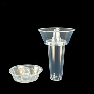 Taza desechable para aperitivos con pajita, cuenco para aperitivos de pollo frito, taza para olla caliente, vasos de plástico para llevar, logotipo personalizado con bandeja - Product Image 2