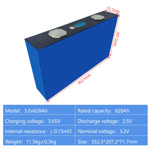 Baterai Lithium Ion prisma sel baterai Lifepo4 Grade A + EV MB56 628Ah MB31 Lf280k 3.2v 628ah 580ah M56 LF560K 587AH - Product Image 2
