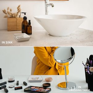 Bandeja <span class=keywords><strong>de</strong></span> Cerámica Multifuncional con Frases Inspiradoras, Estilo Art Deco, con Borde Dorado, <span class=keywords><strong>para</strong></span> Joyas y Objetos Pequeños, <span class=keywords><strong>para</strong></span> Mamá, Esposa, <span class=keywords><strong>Hermana</strong></span> - Product Image 6