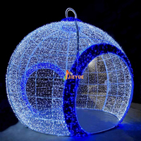 Lumière décorative LED extérieure suspendue personnalisable, imperméable, thème 3D, pour les événements de festivals de rue, IP65