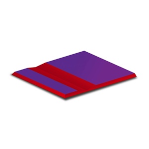 Youke thương hiệu ABS tấm đôi màu CNC khắc chải vàng bề mặt in ấn 1.3 mét độ dày cho văn bản khắc Hình dạng cắt - Product Image 3