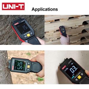 UNI-T UT377B Testeur d'humidité portatif pour bois, matériaux de construction et avec lampe torche LED - Product Image 1