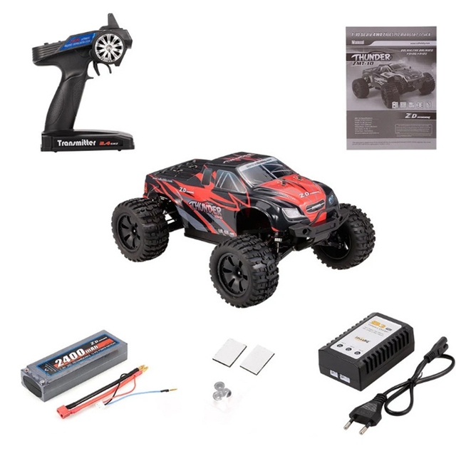 New RC ZD Racing 1:10 SCALE 4WD Brushless Electric Monster Truck RC Car