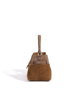 Sac à main pour femme en cuir suédé de qualité supérieure, sac minimaliste à poignée supérieure avec pochette intérieure, sac à main de luxe, fabricant ODM