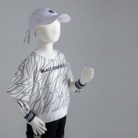 Mannequin réglable en plastique réaliste pour enfants pour organisateur de vêtements Maniquie durable pour enfants