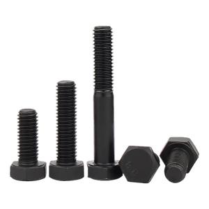 مسامير وصواميل سداسية الرأس من الفولاذ الصناعي المؤكسد الأسود DIN933/DIN931 M12/<span class=keywords><strong>M13</strong></span> فئة 8.8 - Product Image 1
