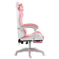 Vietnam chaise de jeu pas cher meubles fille rose blanc Ventilation chaise de jeu en cuir Pu 135 chaise de jeu confortable inclinable