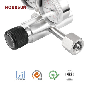 Aquarium kép giai đoạn CO2 điều chỉnh có thể điều chỉnh áp suất đầu ra với DC solenoid, độ chính xác cao kim van và bong bóng truy cập - Product Image 4