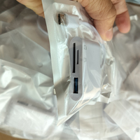 Adaptador de Lector de Tarjetas OTG 3 en 1 USB-C Tipo C D1873