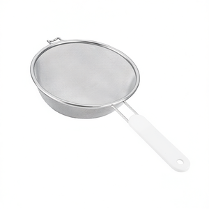 Metaltex Medium Kitchen Sieve Stainless Steel Fine Mesh <b>Strainer</b> For Baking And Cooking - Product Image 2