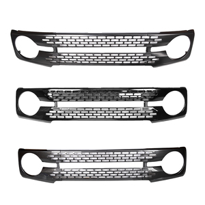 Parrilla de rejilla delantera compatible con <span class=keywords><strong>Ford</strong></span> <span class=keywords><strong>Bronco</strong></span> 2021 2022 <span class=keywords><strong>2023</strong></span> 2 puertas/4 puertas reemplaza la rejilla del parachoques - Product Image 1