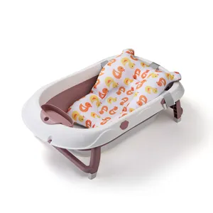 Fabriek Aanbod Comfortabele Draagbare Babybadjes Plastic Baby Vouwen Badkuipen