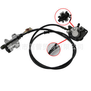 Modificación del Eje Trasero de Go-Kart, Eje Trasero de Motocicleta de Cuatro Ruedas Hecho a Mano de 740 mm, Conjunto de Eje Trasero con Freno de Disco, Piñón, Disco, Ruedas de Kart - Product Image 2