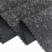 Tela de Nylon Tejida con Estampado Floral, Suministro de Fábrica, Elástica en Cuatro Direcciones, Absorbe la Humedad, para Ropa Deportiva y de Baile