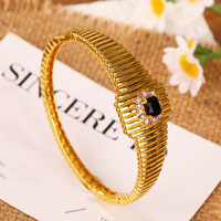 Ensemble de bagues et bracelets articulés en onyx noir texturé côtelé avec halo de zircone cubique, parure de bijoux vintage tendance pour femme, idéal pour les fêtes, mariages et vente en gros