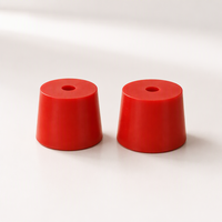 Capuchon de protection en silicone personnalisé pour raccord de tuyau fileté hexagonal, rond, conique, anti-poussière, multicolore