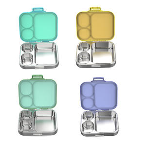 Fiambrera Bento escolar a prueba <span class=keywords><strong>de</strong></span> fugas rectangular clásica ecológica para niños, contenedor <span class=keywords><strong>de</strong></span> alimentos <span class=keywords><strong>de</strong></span> acero inoxidable, tapa <span class=keywords><strong>de</strong></span> plástico, tipo <span class=keywords><strong>de</strong></span> <span class=keywords><strong>almacenamiento</strong></span> - Product Image 1