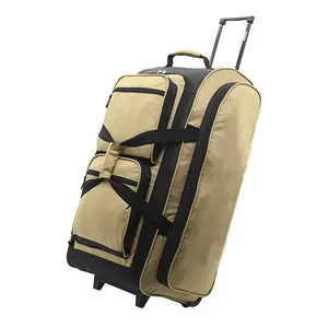 Bolsa de duffle para adestramento, alta qualidade, oem, aceito, 2022, rolling, duffel bag, com sistema de roda resistente