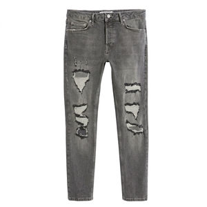 Nuevos Jeans Rectos de Moda Casual para Hombre, Ligeros, de Cintura Media, 100% Algodón, Cintura Elástica, Transpirables, de Secado Rápido, Talla Grande - Product Image 1