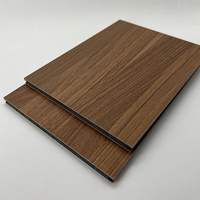 Panneaux en bois écologique 1220*2440 mm, très demandés, pour la décoration intérieure, panneaux en cristal de carbone commerciaux