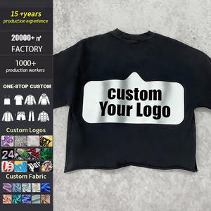 เสื้อยืดขายดี ผู้ผลิตเสื้อยืดผ้าฝ้าย 100% ขายส่ง เสื้อยืดไซส์ใหญ่ รับสกรีนโลโก้ เสื้อผ้าแบรนด์บริษัท - Product Image 1