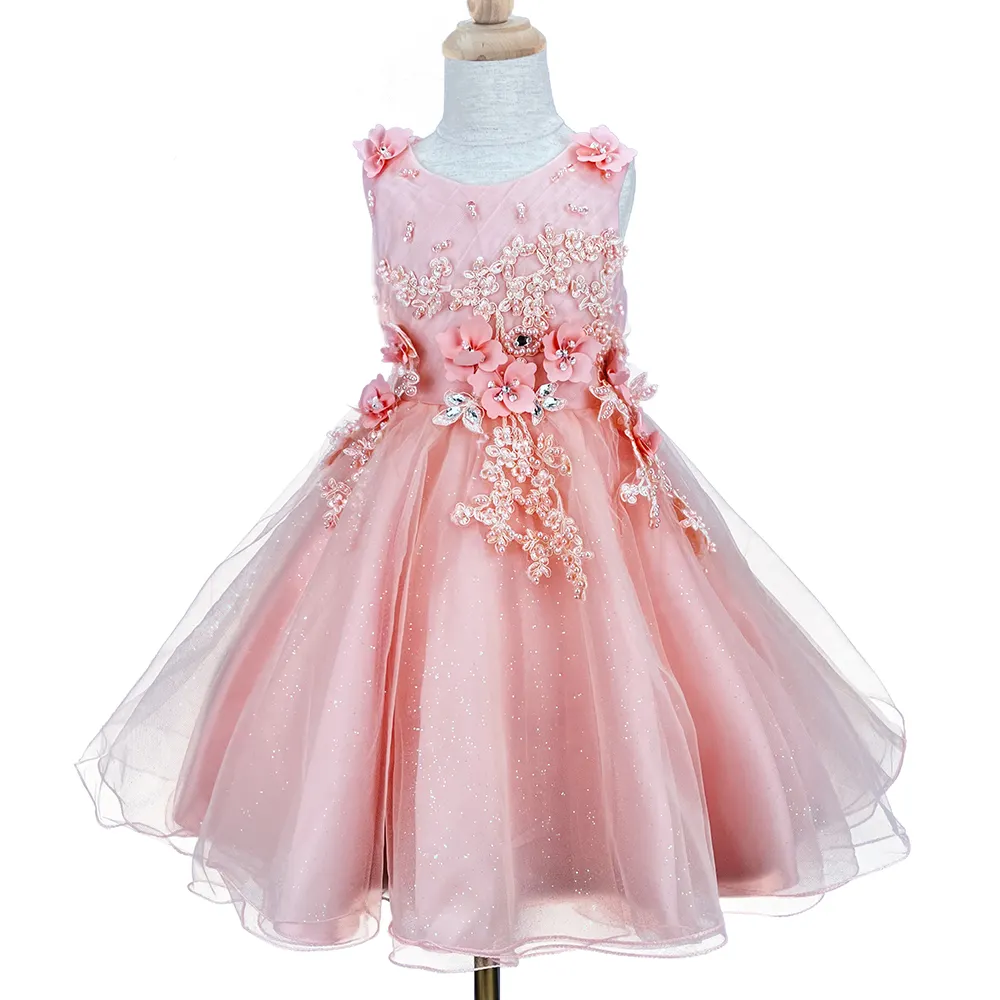 2023-2024 grosir gaun perempuan bunga gaun pesta pernikahan ulang tahun anak-anak pakaian putri gaun bayi perempuan