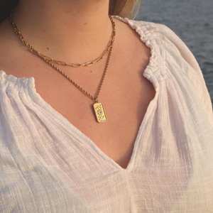 Custom Gepersonaliseerde 18K Gold <span class=keywords><strong>Tarot</strong></span> Hanger Ketting Zon Sterren Liefhebbers Rvs Witchy Sieraden Cadeaus Voor Haar - Product Image 4