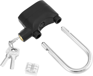 נעילת אזעקה, 110 db db מערכת נעילת אופניים מנוע דלת דלת דלת מנעול עם 3 מפתחות - Product Image 4