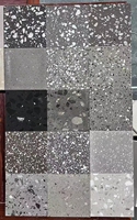 Dalle artificielle de pierre de terrazzo pour comptoir, escalier, carreaux de sol