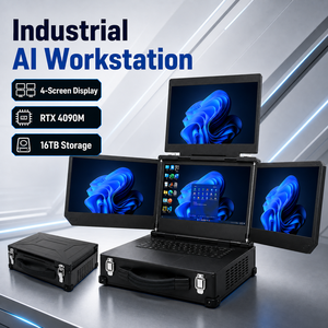 Estación de Trabajo Industrial con IA, Core I9-14900T, 96GB RAM, 16TB SSD, Gráficos RTX4090M, Robusta, OEM/ODM, en Stock, Potente Rendimiento de Computación con IA - Product Image 1