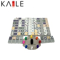 Jeu de dominos de train mexicain double 12 OEM dans une mallette de transport en aluminium Fabrication en Chine pour le divertissement familial de jeux de société