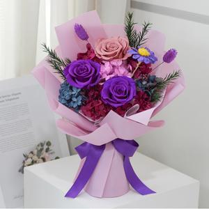 Lovebay <span class=keywords><strong>Bouquet</strong></span> <span class=keywords><strong>de</strong></span> fleurs Offre Spéciale <span class=keywords><strong>Rose</strong></span> conservée Longlife préservée <span class=keywords><strong>Rose</strong></span> dans une boîte-cadeau <span class=keywords><strong>Bouquet</strong></span> <span class=keywords><strong>de</strong></span> fleurs préservées éternel réel - Product Image 4
