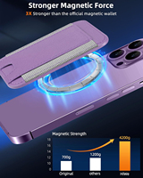 Funda Magnética Compatible con iPad 16/15 y Cartera de Cuero PU con Tela Elástica, Logotipo Personalizado, Diseño 2 en 1
