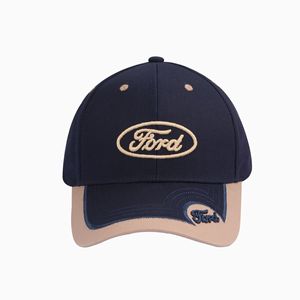 Casquette de baseball rétro européenne et américaine avec logo Ford brodé en PVC, visière incurvée, style <span class=keywords><strong>F1</strong></span>, fermeture <span class=keywords><strong>snapback</strong></span> - Product Image 1